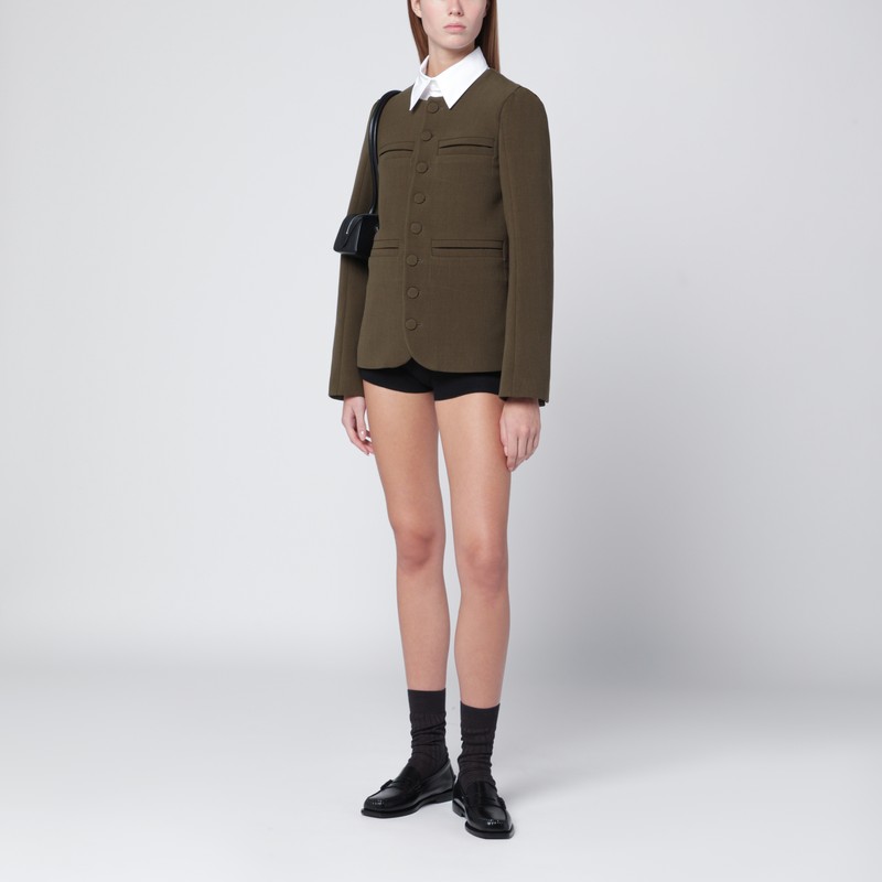Namacheko Button Single-breasted Jacket In Green