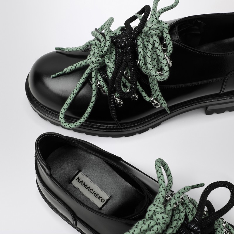 Namacheko Mountain Derby Lace-up Shoes In Black