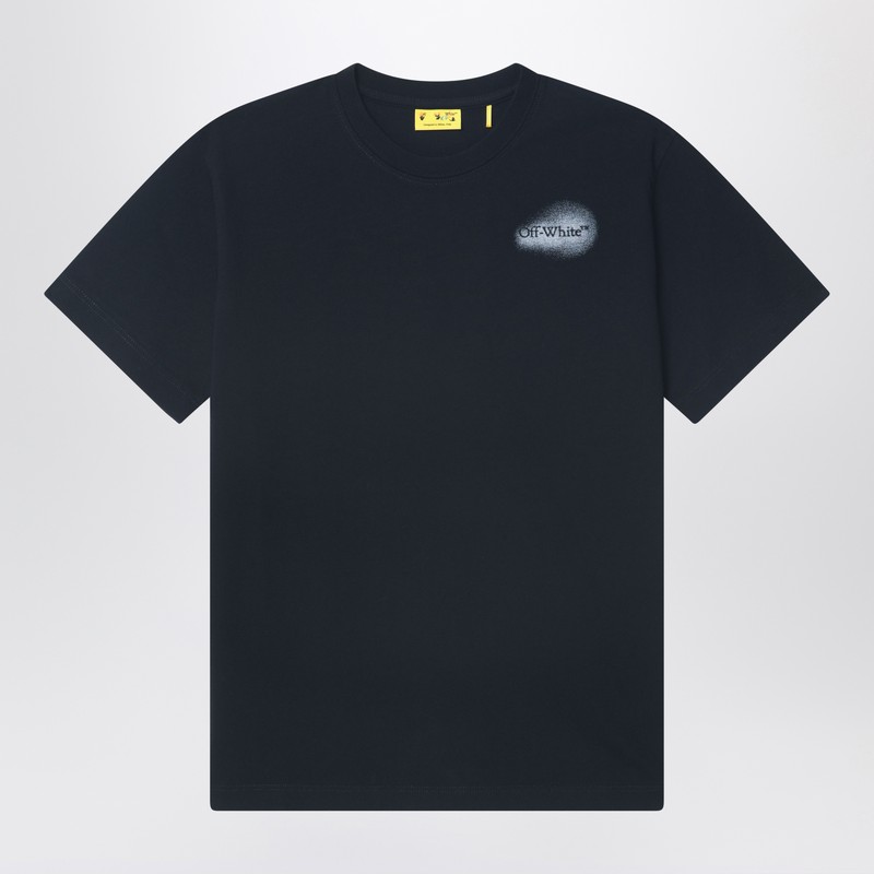 Black T-shirt with Arrow Spray print