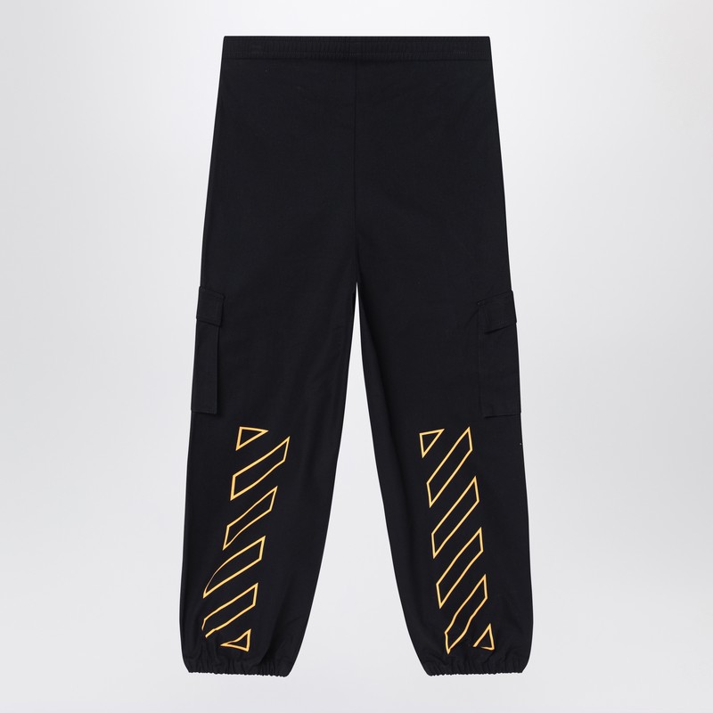 Off-white Black Trousers For Boy With Arrows In Black