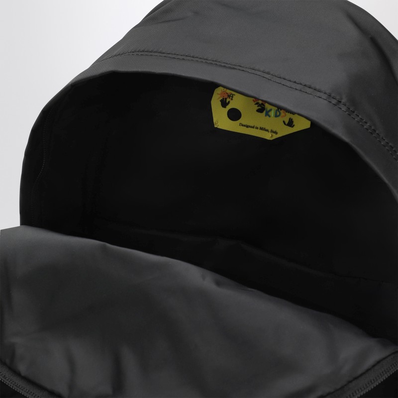 Off-white Striped Backpack In Black