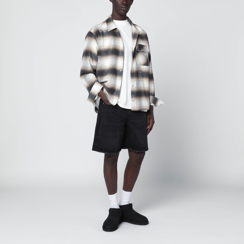 Represent White Cotton T-shirt With Logo In White