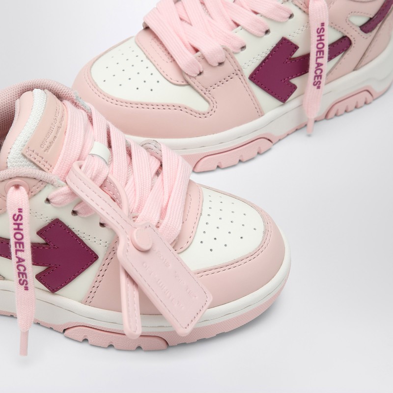 Off-white Pink/fuchsia Out Of Office Sneakers In Pink