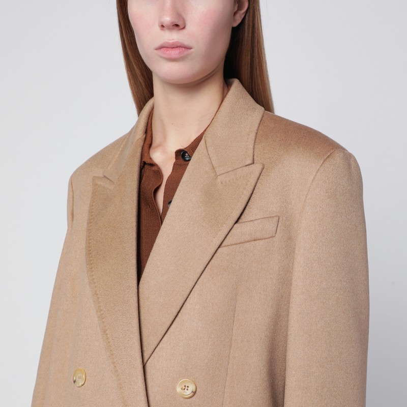 Max Mara Olimpia Jacket In Camel Sable In Brown