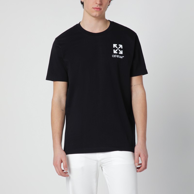 Black T-shirt with Small Arrow logo