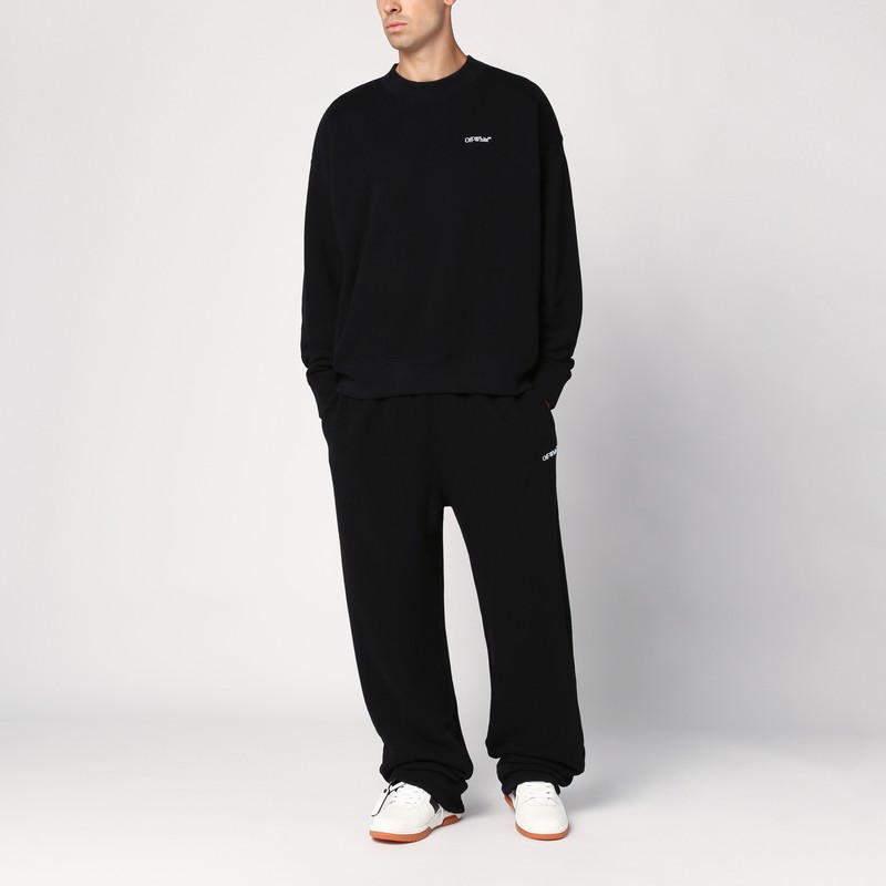 Off-white Dotted Arrow Diagonal Skate Sweatshirt In Multi