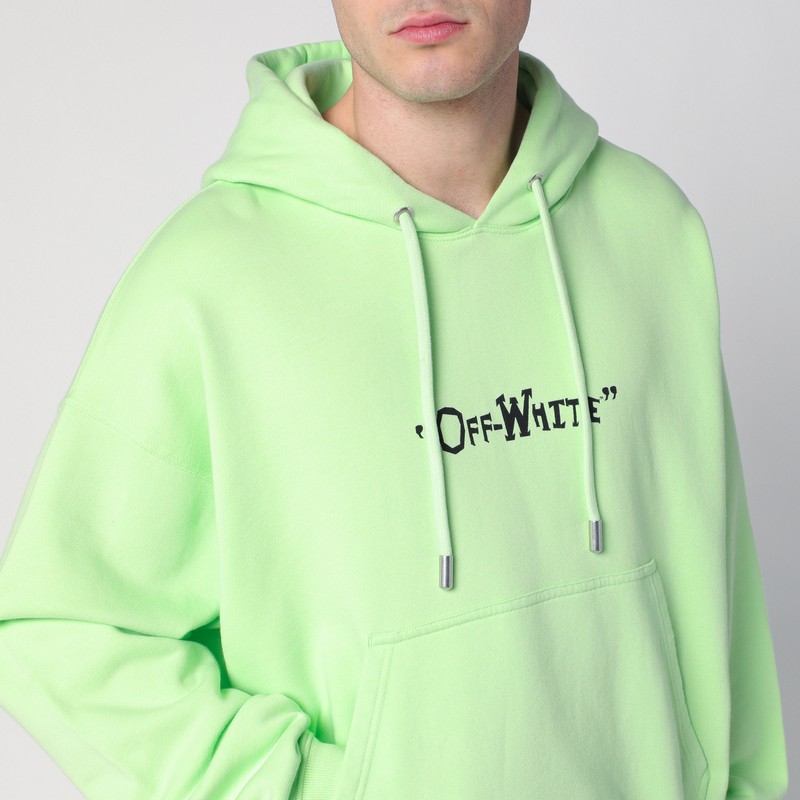 【関税&送料込】Off-White Mint Green Sweatshirt With Logo Off-White™ Mint green sweatshirt with logo | TheDoubleF