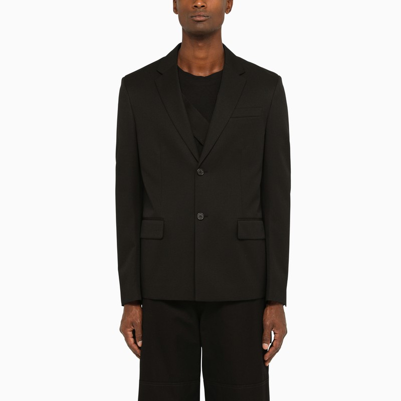 Classic black wool blazer