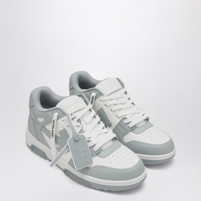 Off-white White Gray Sneakers In White