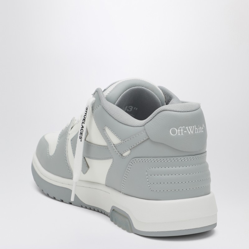 Off-white White Gray Sneakers In White