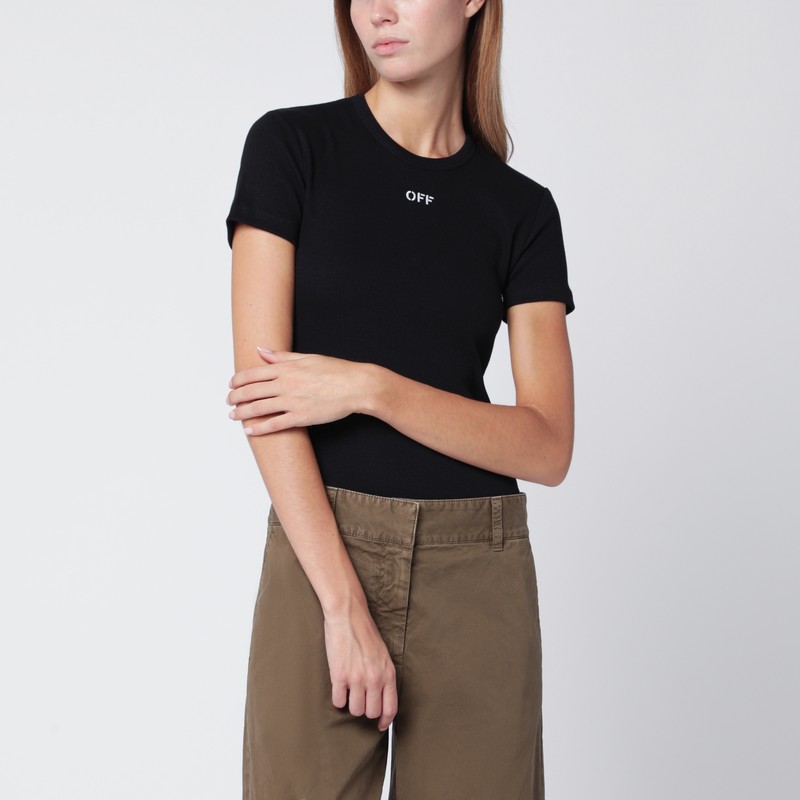 Black T-shirt with OFF logo