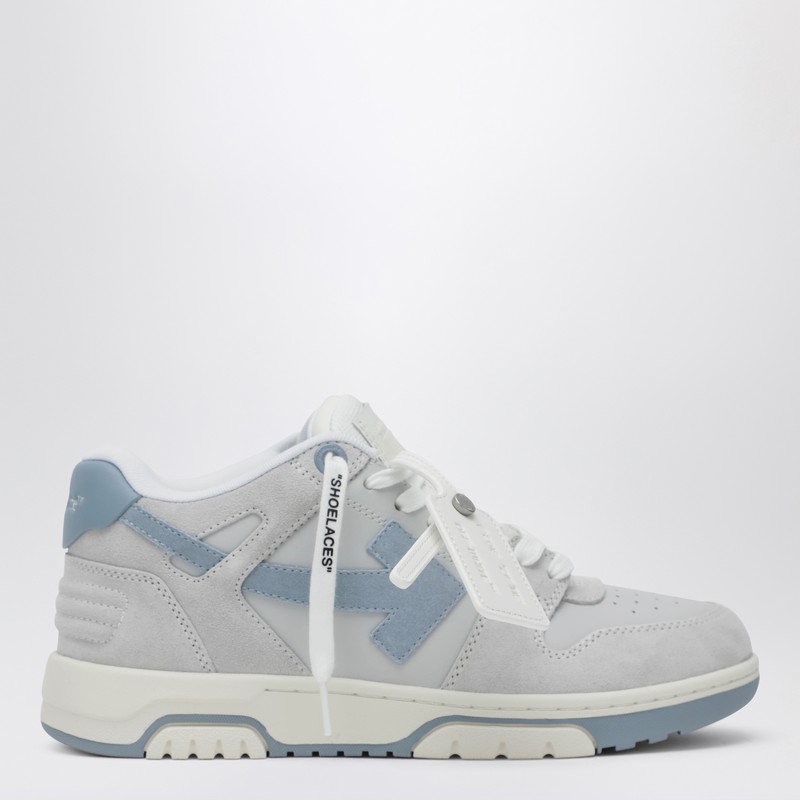 Grey and light blue Out Of Office sneakers