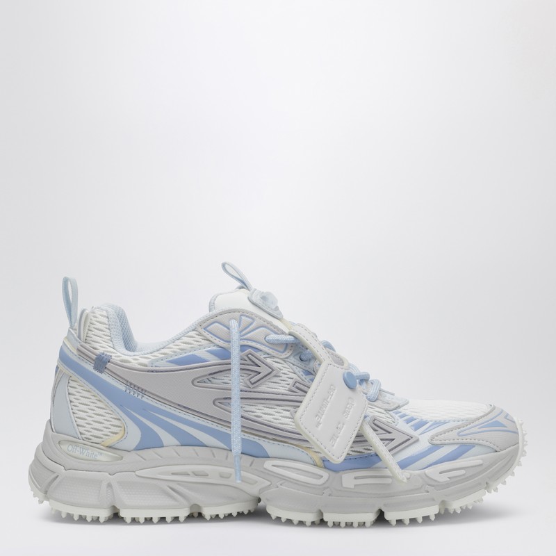 Off-white Be Right Back Sneakers In White And Light Blue