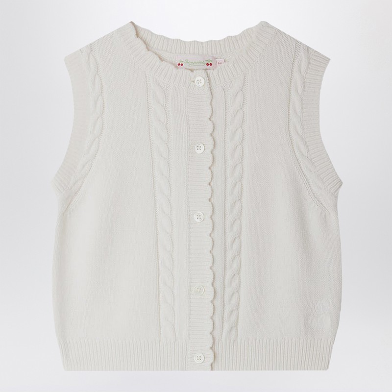 White Jobolene vest