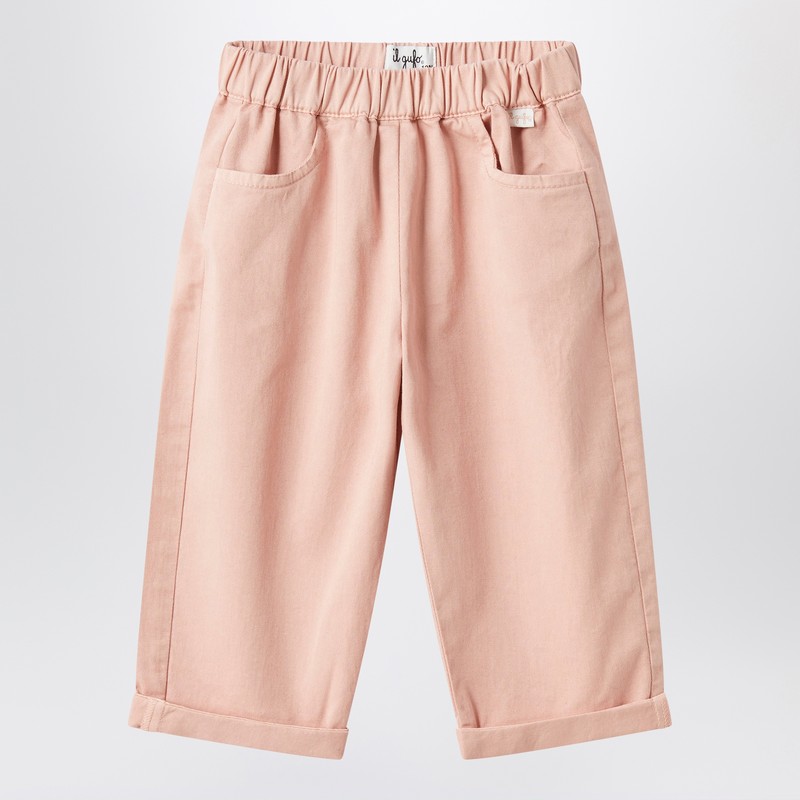 Pink cotton pants