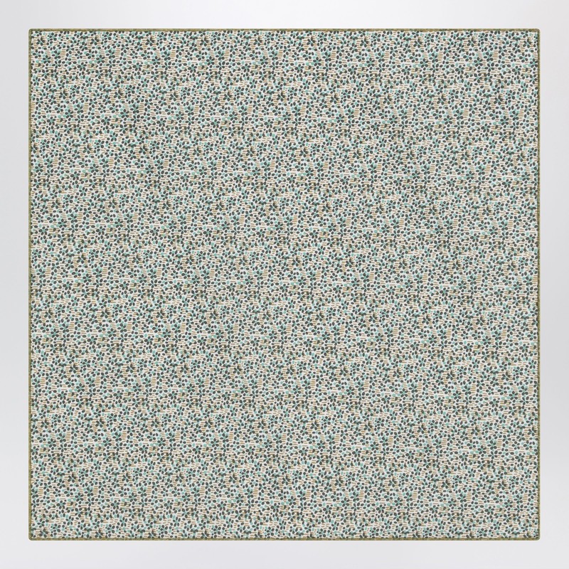 Forest green scarf in Liberty fabric