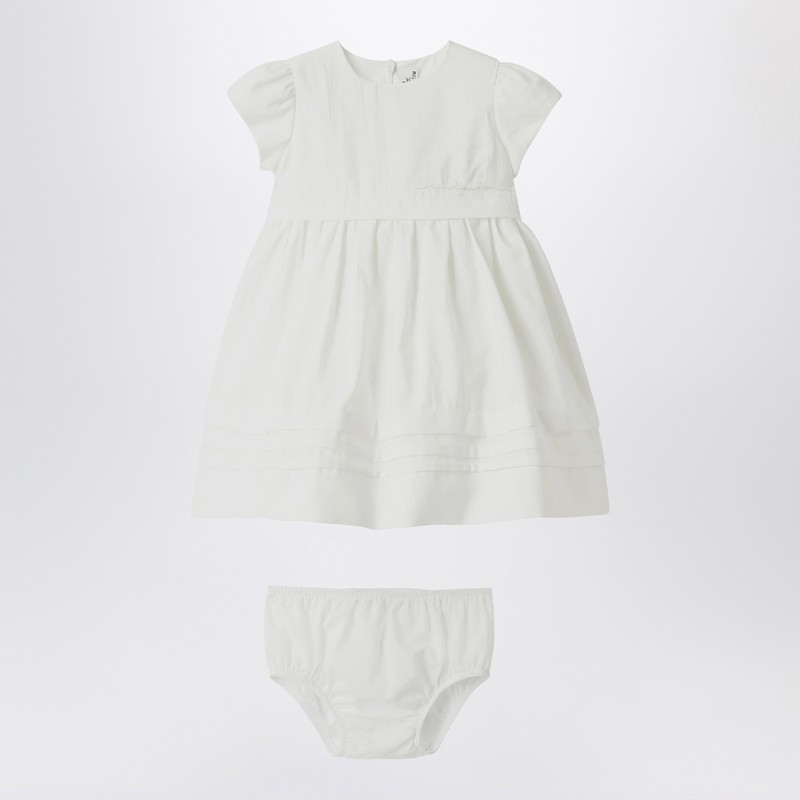 Kleid mit weißer Culotte aus Viskose-Popeline - Il Gufo - Modalova