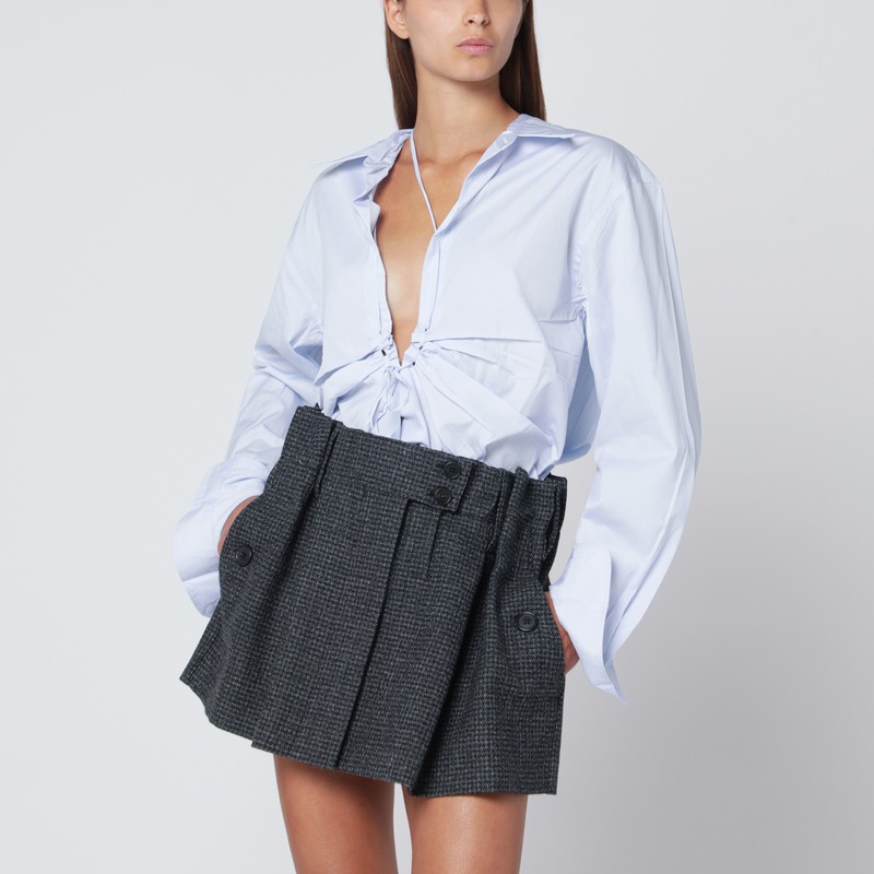 Light blue fil-à-fil shirt