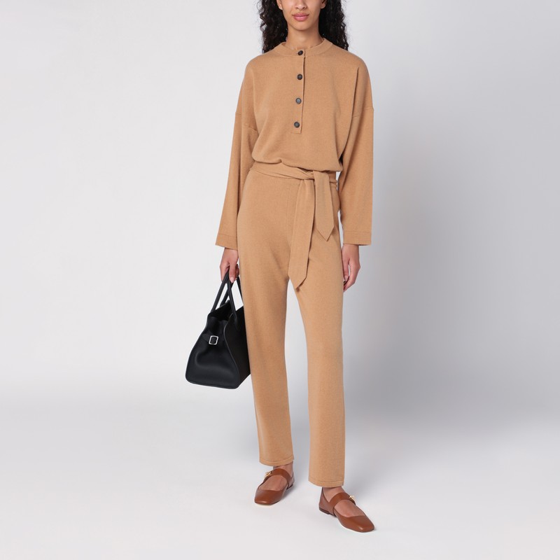 Erika Cavallini Veronica Cashmere Oversized Sweater In Brown