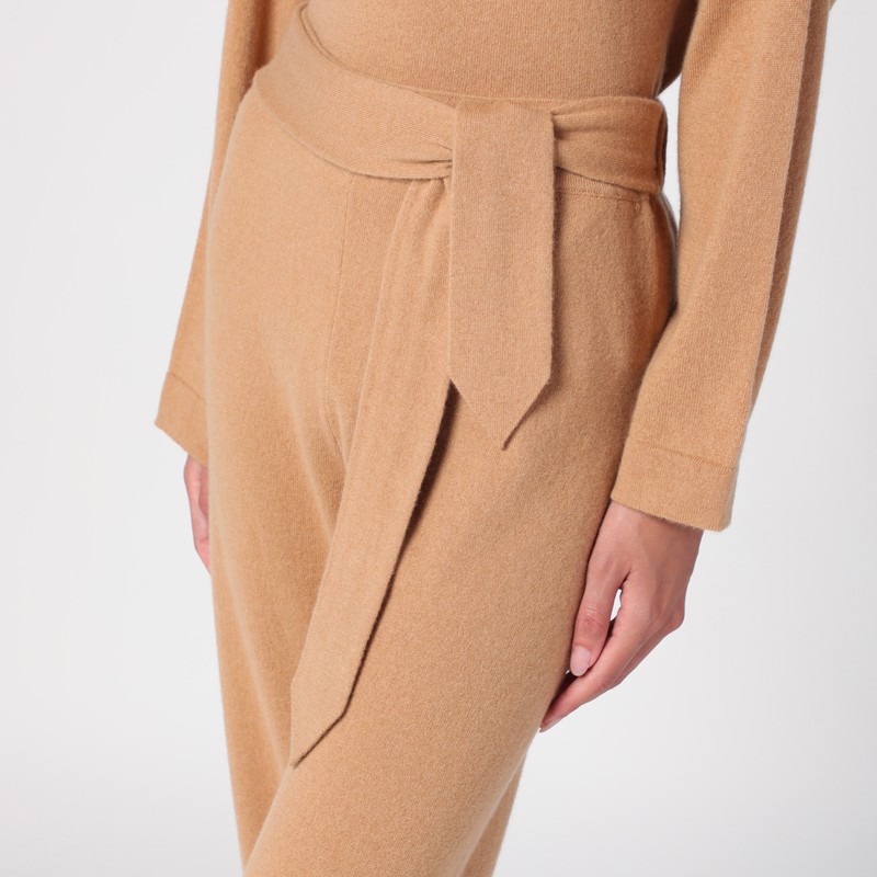 Erika Cavallini Stella Beige Trousers In Brown