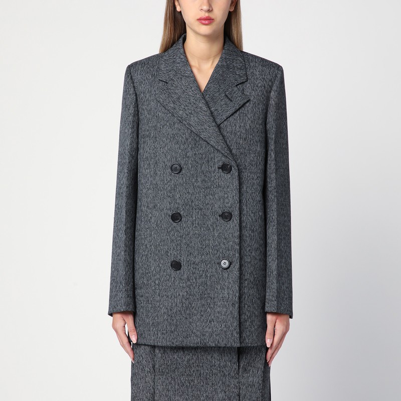 Double-breasted jacket in Prince of Wales