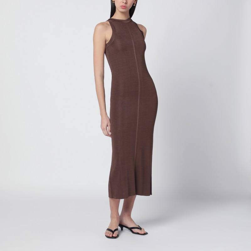 Brown Pablo knitted dress