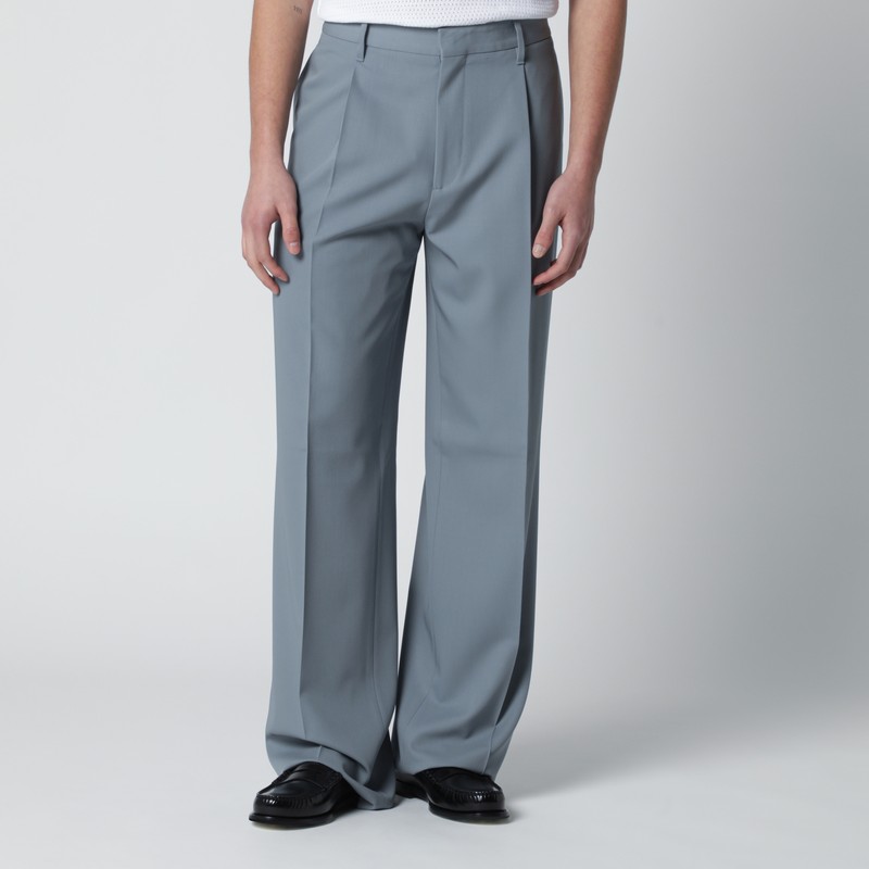 Grey wool trousers