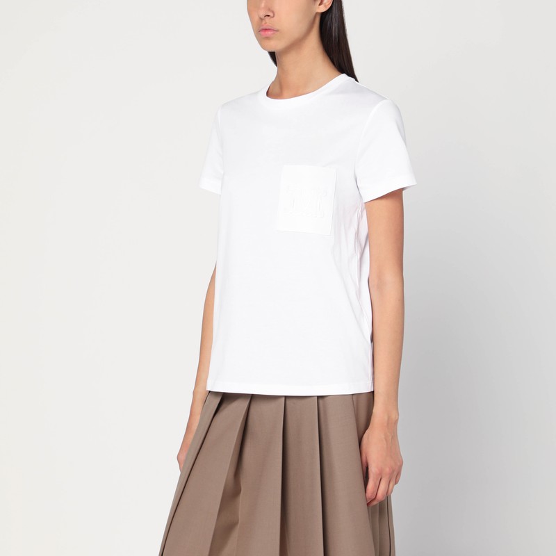 White T-shirt in cotton