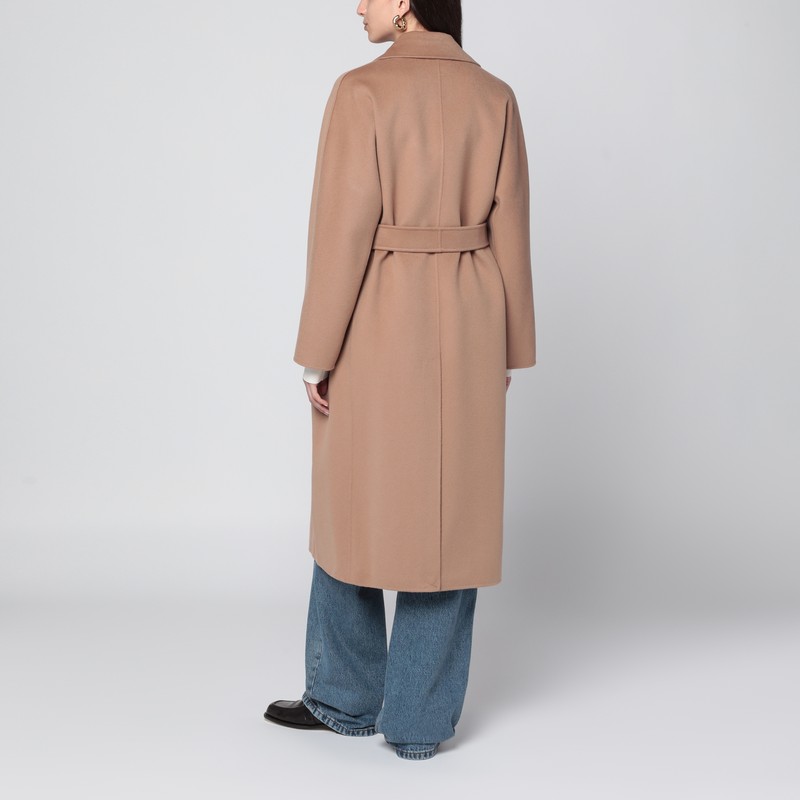 S Max Mara Paul Double-breasted Wool Coat In Brown