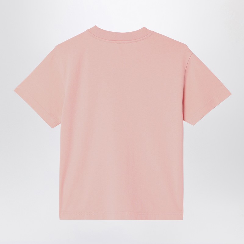 Palm Angels Set Of Three Cotton T-shirts With Logo In Multicolor