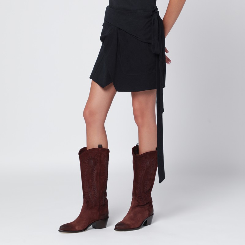 Isabel Marant Black Berenice Skirt In Black