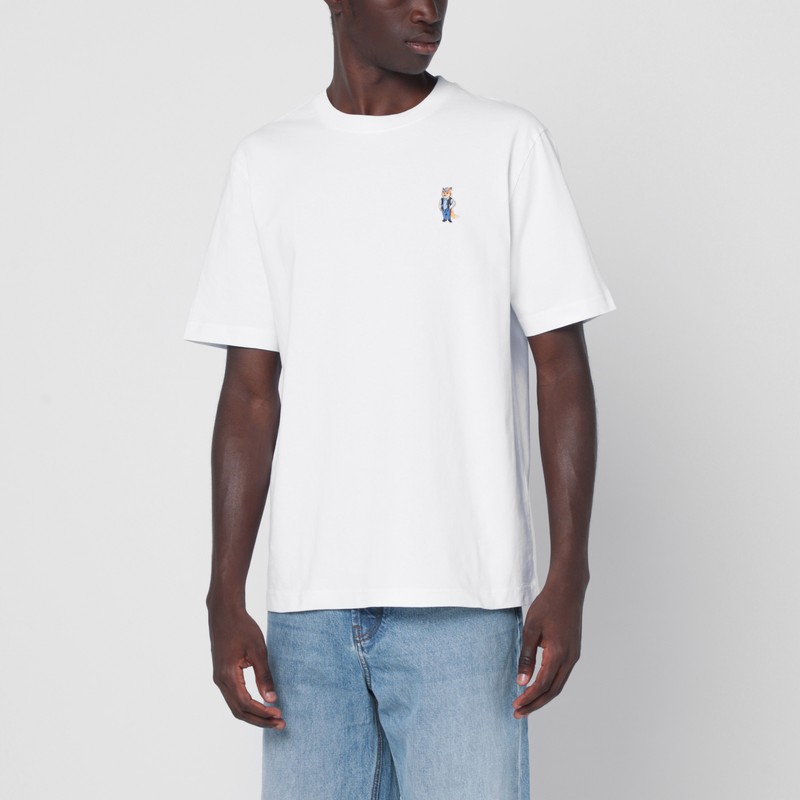 Maison Kitsuné Cotton T Shirts In White