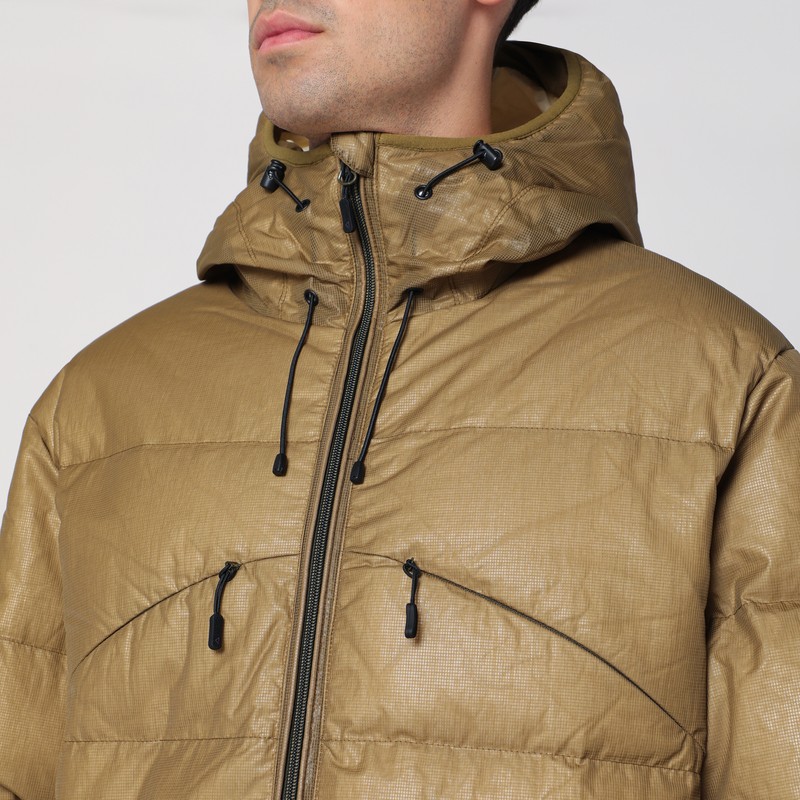 Purple Mountain Observatory Khaki Green Padded Zipped Jacket In Green