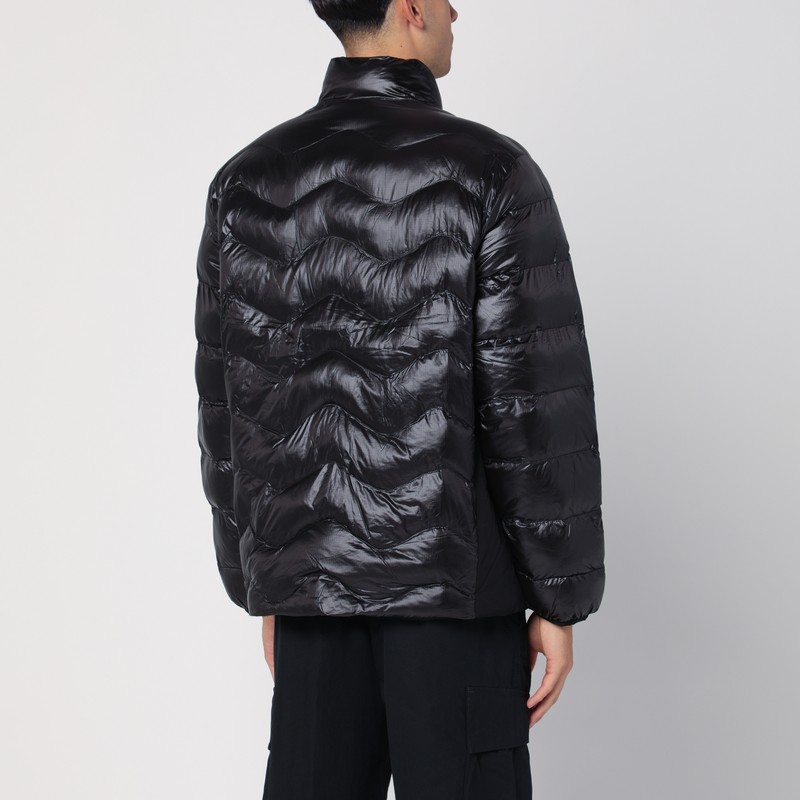 Purple Mountain Observatory Black Padded Zipped Jacket In Black