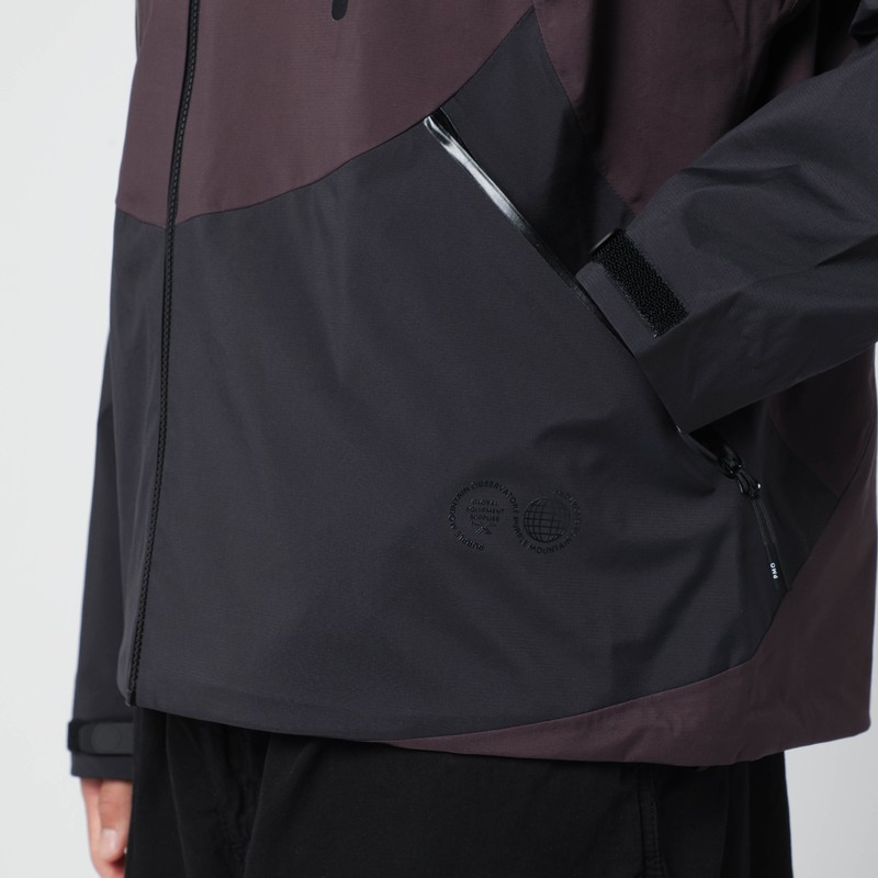 Purple Mountain Observatory Chocolate Anvil Shell Jacket In Brown