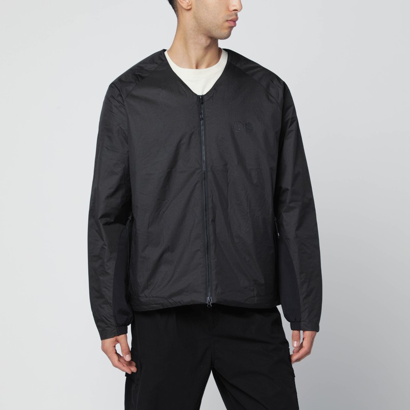 Purple Mountain Observatory Black Nylon Zip-up Jacket