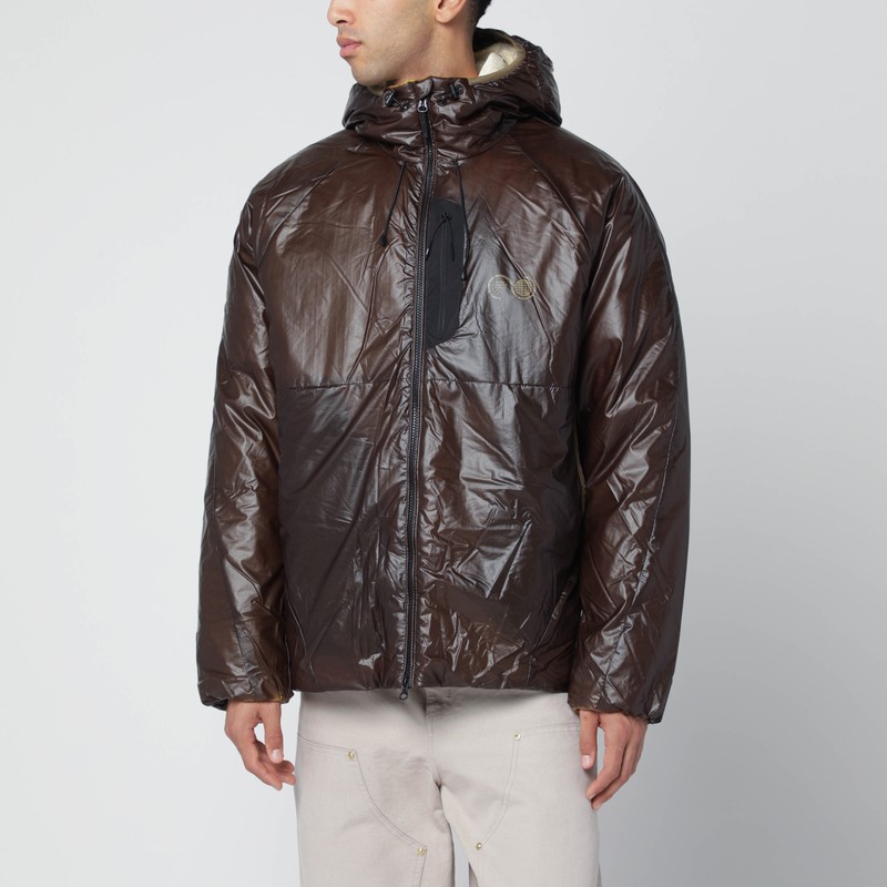 Purple Mountain Observatory Faded Olive Green Obsidian Puffer Jacket