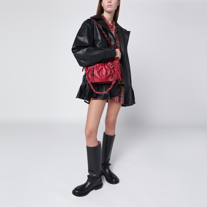 Isabel Marant Bolton Bag In Red Leather In Red