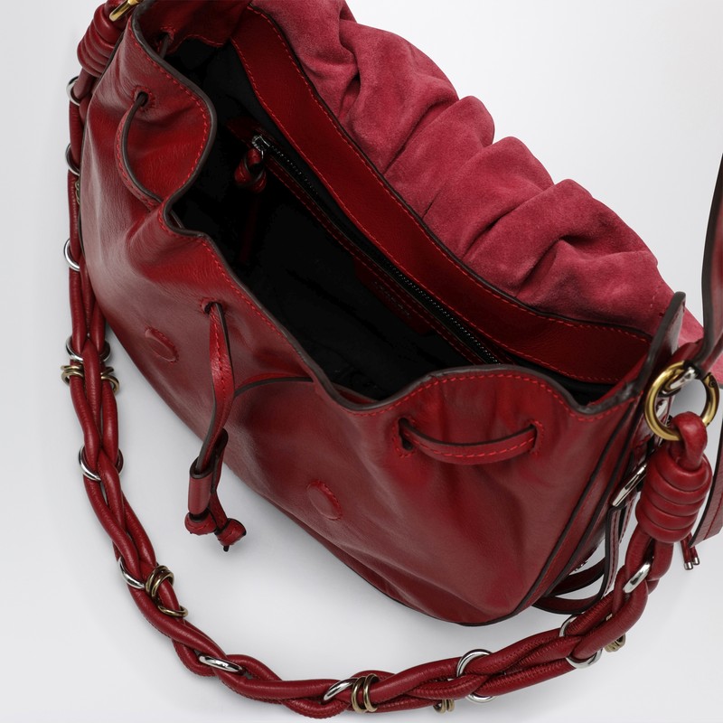 Isabel Marant Bolton Bag In Red Leather In Red