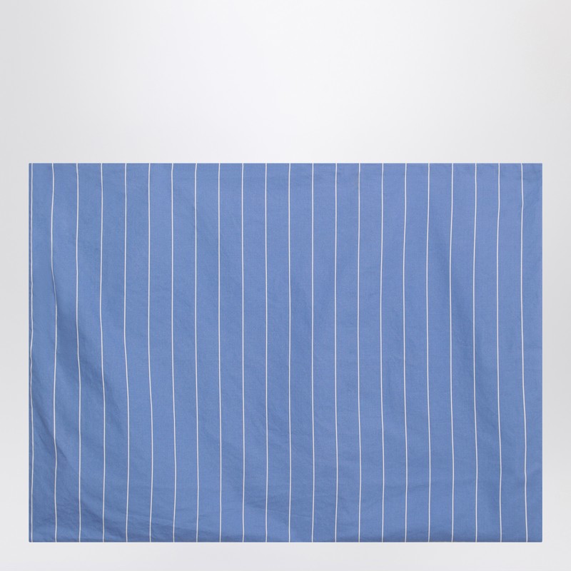Tekla Blue Sea Fabric With Striped Pattern In Blue