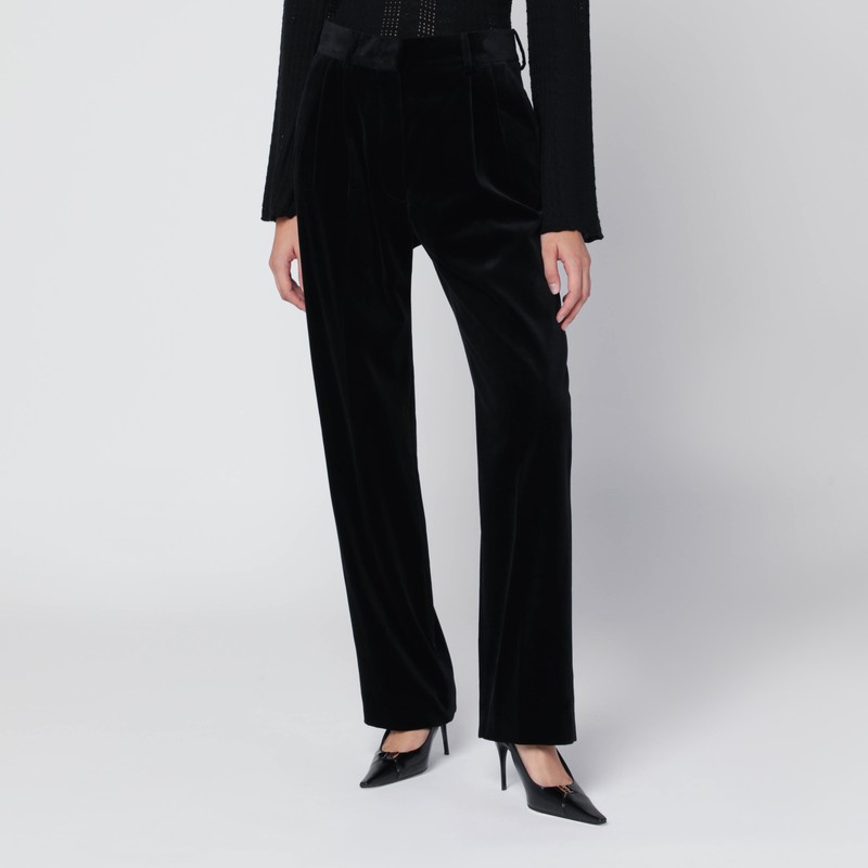 Jealousy pants in black velvet