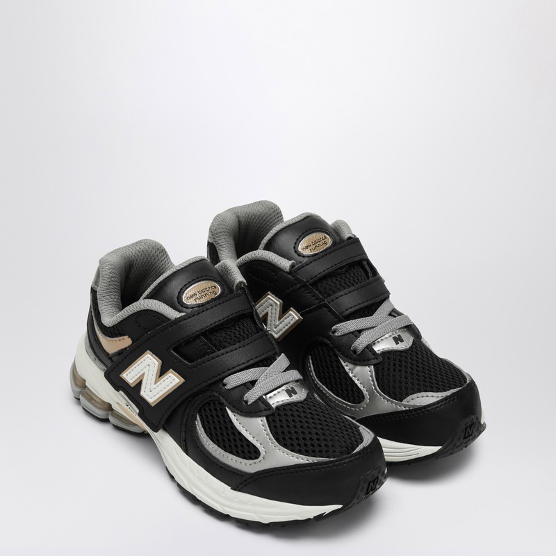 New Balance 2002 Hook & Loop Sneaker In Black