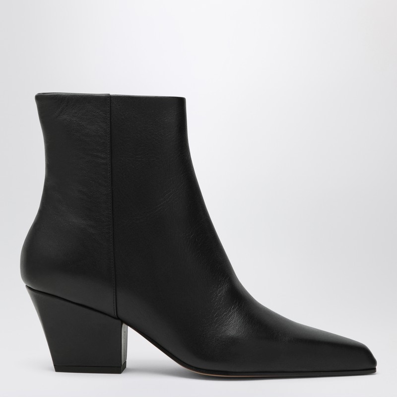 Black leather ankle boot Jane - Paris Texas - Modalova