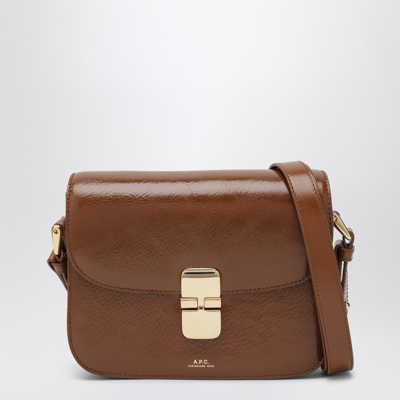 Apc Grace Cross-body Bag Coffe In Brown