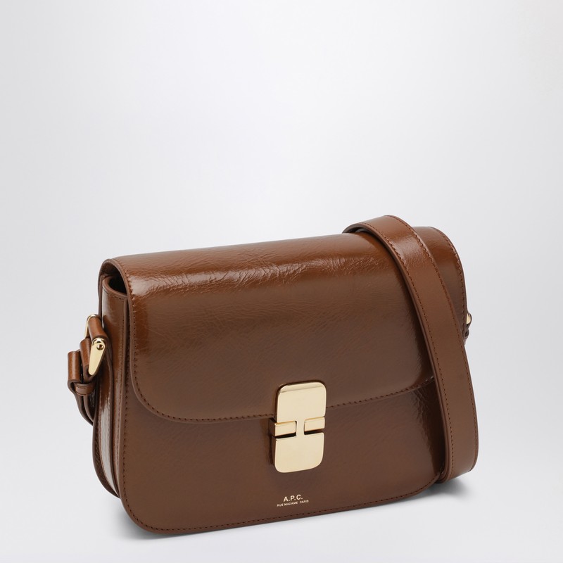 Apc Grace Cross-body Bag Coffe In Brown