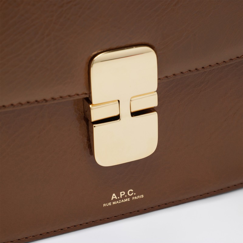 Apc Grace Cross-body Bag Coffe In Brown
