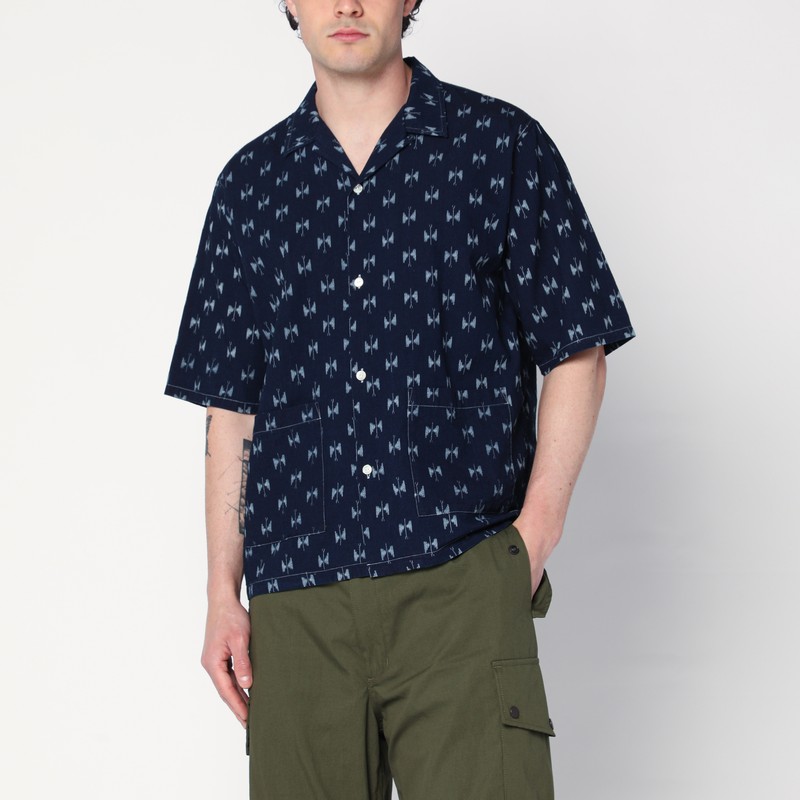 Blue denim shirt with bow ties - Needles - Modalova