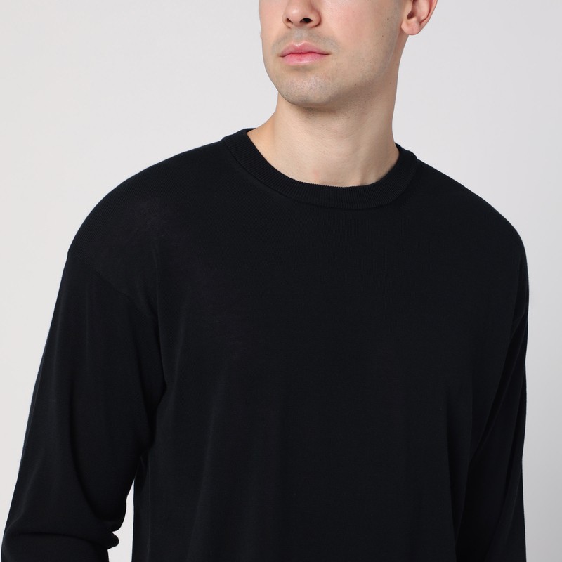 Roberto Collina Crewneck Sweater In Black