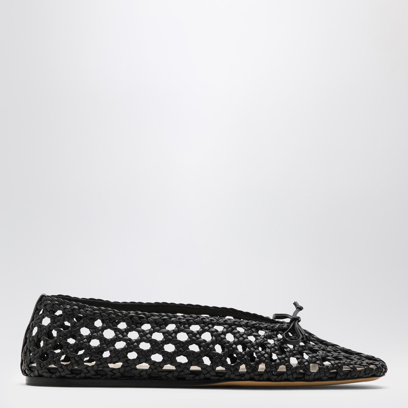 Woven Regency black ballerina
