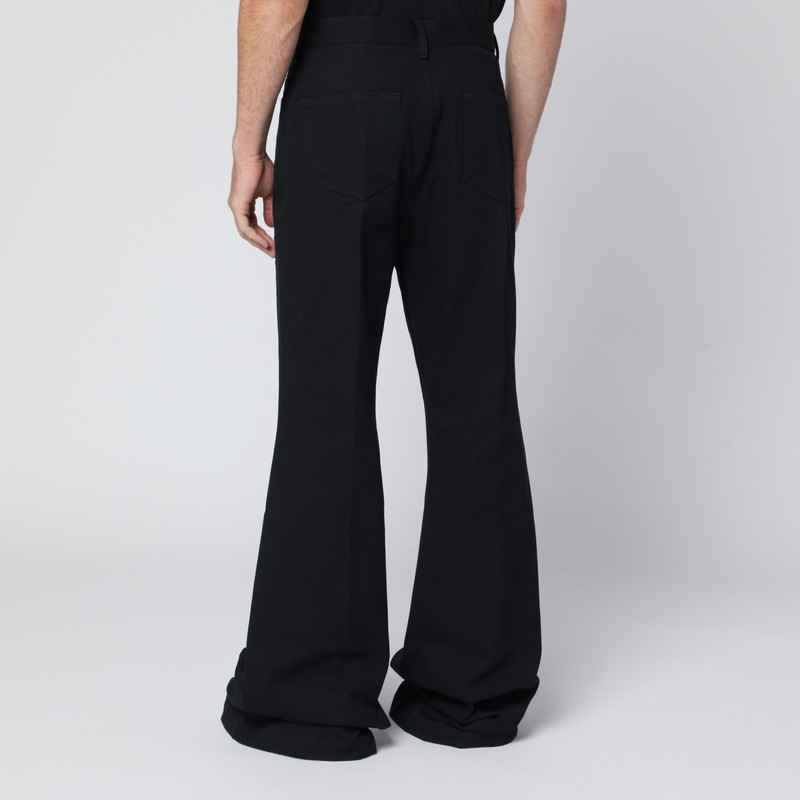 Rick Owens Bolans Flared Trousers In Black